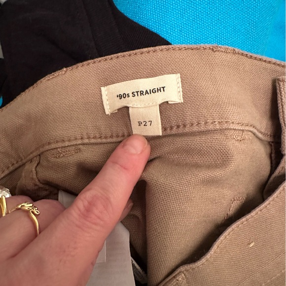 NWOT Madewell 90s Pants - Size P27 - Picture 3 of 5